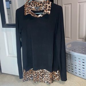 Sweater/ button up all in one